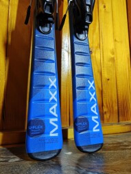 LYŽE ELAN MAXX BLUE-GREEN U-FLEX 140CM